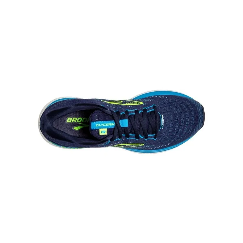 Brooks Men's Glycerin 19 2E Wide - Navy UK 8-2
